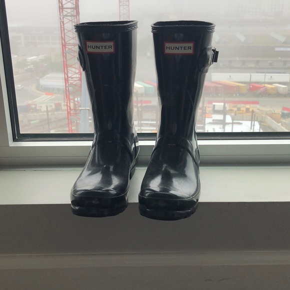 Hunter Shoes - Women’s Hunter Original Short Black Rainboots